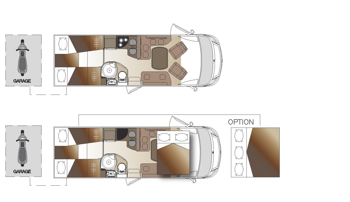 Laika EcoVip 709 — půdorys